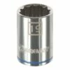 Kobalt Metric 1/2-in Drive 12-point 19-mm Shallow Socket - Hand Tools