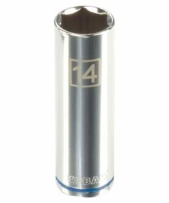 Kobalt Metric 3/8-in Drive 6-point 14-mm Deep Socket - Hand Tools
