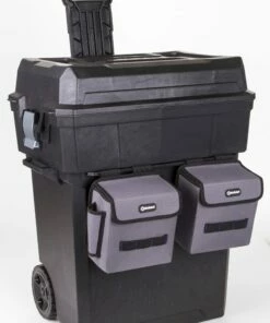 Kobalt Zerust 19-in Black Plastic Wheels Lockable Tool Box - Tool Storage & Work Benches