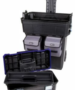 Kobalt Zerust 19-in Black Plastic Wheels Lockable Tool Box - Tool Storage & Work Benches -Kobalt Sales Store 04578557 scaled