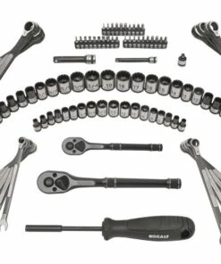 Kobalt Universal 115-Piece Standard (SAE) and Metric Combination Matte Mechanics Tool Set (1/4-in; 3/8-in) - Hand Tools -Kobalt Sales Store 05028175