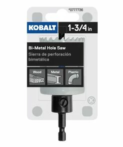 Kobalt 1-3/4-in Bi-Metal Arbored Hole Saw - Power Tool Accessories