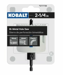 Kobalt 2-1/4-in Bi-Metal Arbored Hole Saw - Power Tool Accessories