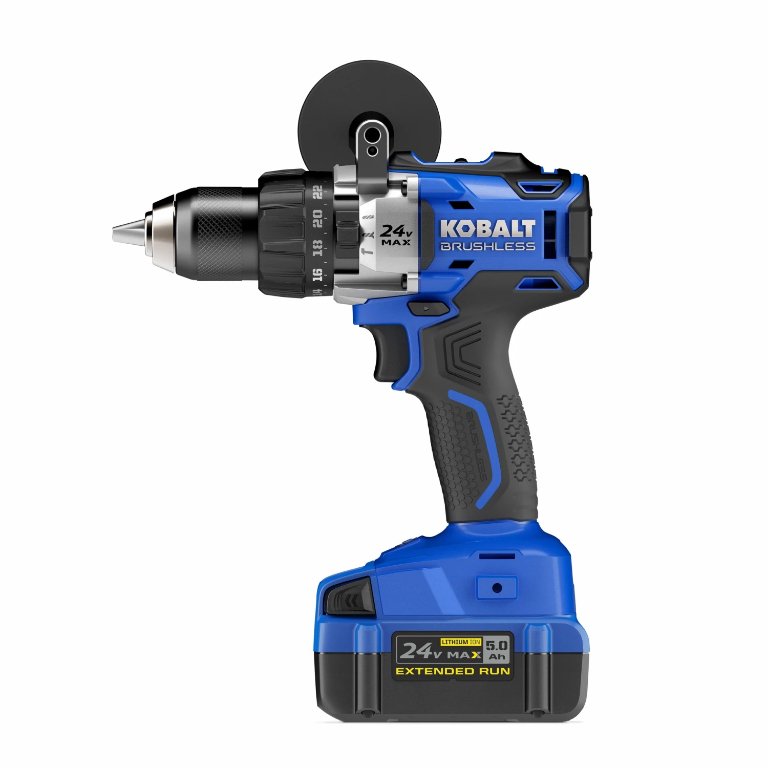 Kobalt 1/2-in 24-volt Max Variable Speed Brushless Cordless Hammer Drill (1-Battery Included) - Power Tools 1 Kobalt 1/2-in 24-volt Max Variable Speed Brushless Cordless Hammer Drill (1-Battery Included) - Power Tools
