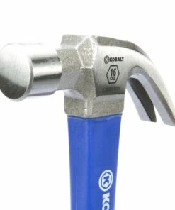 Kobalt 16-oz Smooth Face Steel Head Fiberglass Claw Hammer - Hand Tools -Kobalt Sales Store 07783109