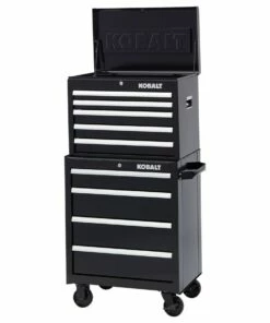 Kobalt 26.5-in W x 34-in H 4-Drawer Steel Tool Cabinet (Black) - Tool Storage & Work Benches -Kobalt Sales Store 07869953
