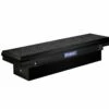 Kobalt 61.9-in x 13.9-in x 14-in Black Aluminum Top Mount Truck Tool Box - Cargo Management