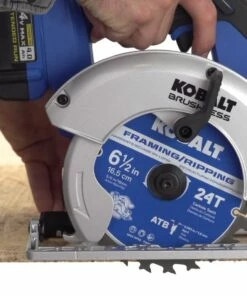 Kobalt 24-Volt Max 6-1/2-in Brushless Cordless Circular Saw Circular Saw - Power Tools -Kobalt Sales Store 08008214