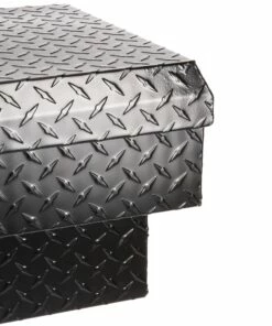 Kobalt 46.9-in x 15.8-in x 13-in Black Aluminum Crossover Truck Tool Box - Cargo Management -Kobalt Sales Store 08052743