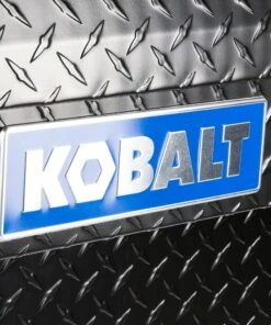 Kobalt 46.9-in x 15.8-in x 13-in Black Aluminum Crossover Truck Tool Box - Cargo Management -Kobalt Sales Store 08052744