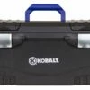 Kobalt 20-in Black Plastic Lockable Tool Box - Tool Storage & Work Benches