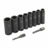Kobalt 10-Piece Metric 3/8-in Drive Set 6-Point Impact Socket Set - Hand Tools