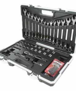 Kobalt Universal 67-Piece Standard (SAE) and Metric Combination Matte Mechanics Tool Set (3/8-in) - Hand Tools -Kobalt Sales Store 08227543