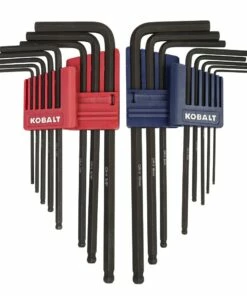 Kobalt 16-key Standard (Sae) and Metric Combination Hex Key Set - Hand Tools