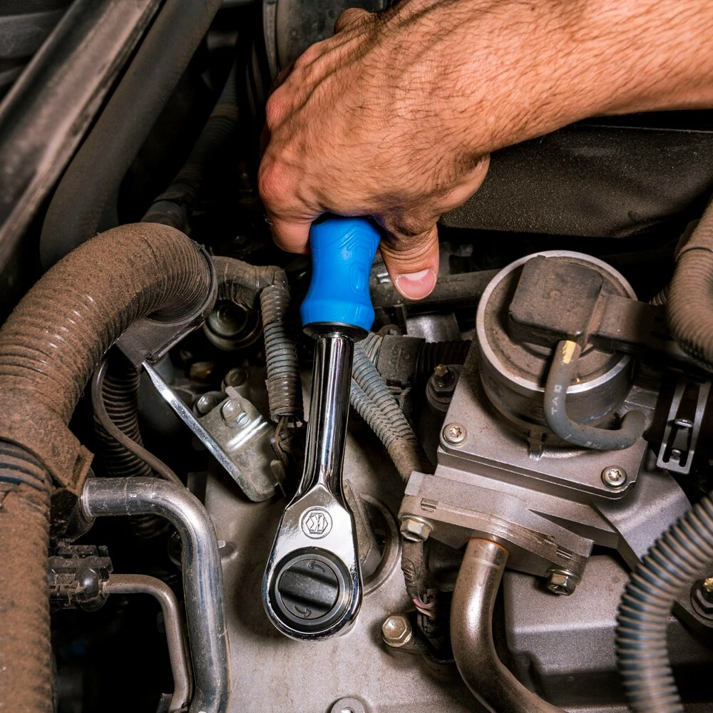 Kobalt 20-Piece Standard (SAE) and Metric Combination Polished Chrome Mechanics Tool Set (3/8-in) - Hand Tools 2 Kobalt 20-Piece Standard (SAE) and Metric Combination Polished Chrome Mechanics Tool Set (3/8-in) - Hand Tools - Image 2