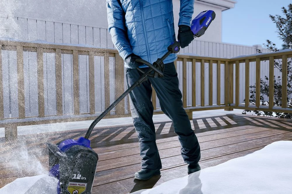 Kobalt 40-Volt Max 12-in Single-Stage Cordless Electric Snow Blower 2.5 Ah (Battery Included) - Outdoor Tools & Equipment 11 Kobalt 40-Volt Max 12-in Single-Stage Cordless Electric Snow Blower 2.5 Ah (Battery Included) - Outdoor Tools & Equipment - Image 11