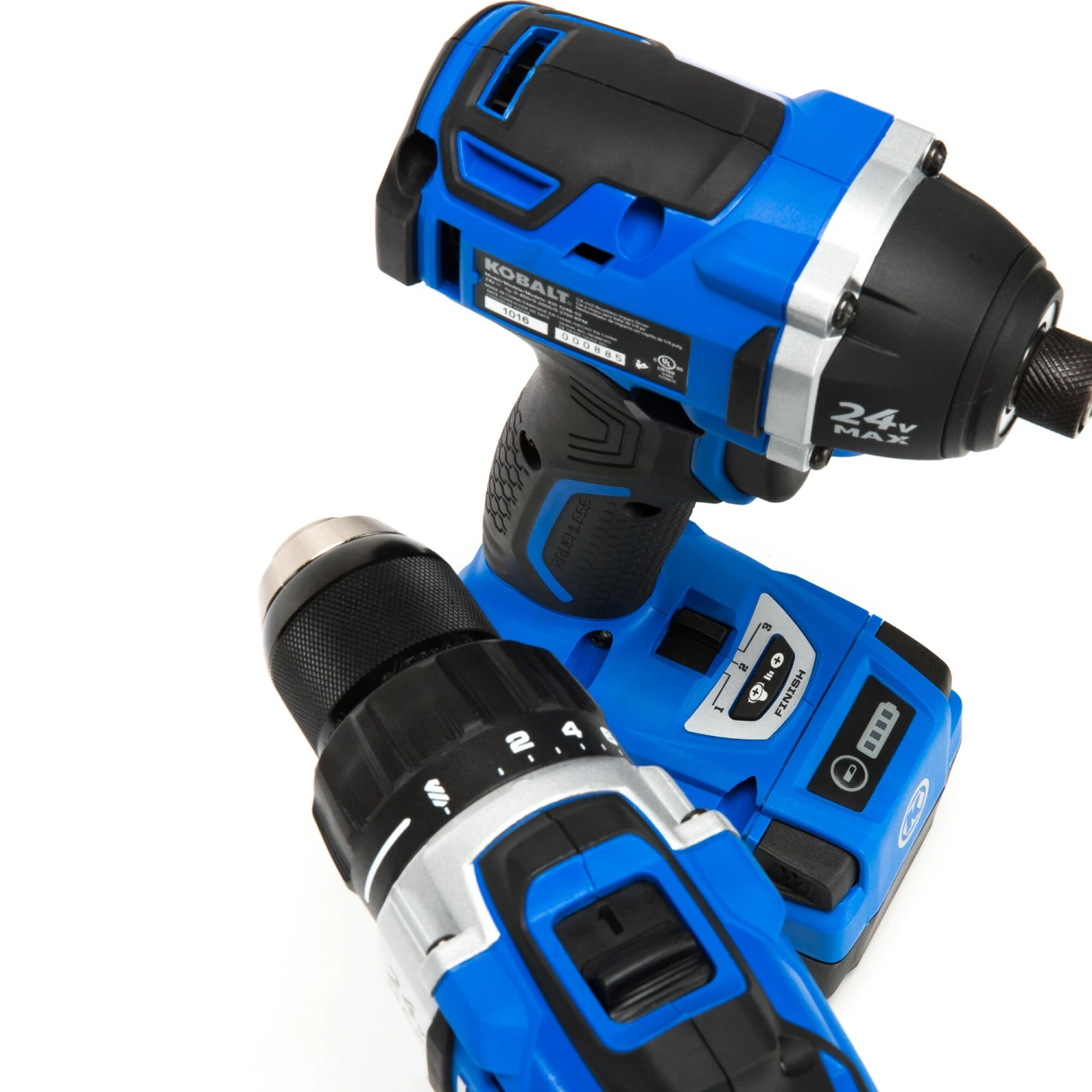 Kobalt 2-Tool 24-Volt Max Brushless Power Tool Combo Kit with Soft Case (1-Battery Included and Charger Included) - Power Tools 9 Kobalt 2-Tool 24-Volt Max Brushless Power Tool Combo Kit with Soft Case (1-Battery Included and Charger Included) - Power Tools - Image 9