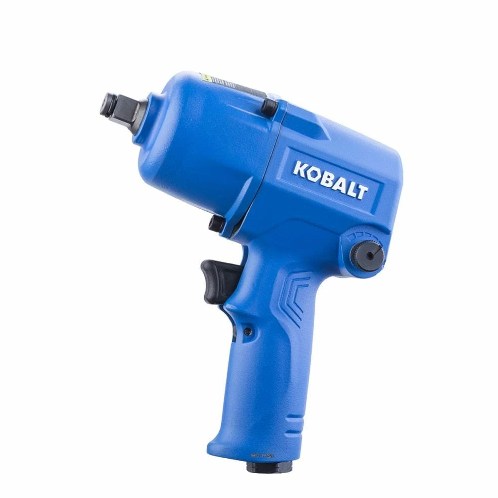 Kobalt 0.5-in 400-ft lbs. Air Impact Wrench - Air Tools & Compressors 1 Kobalt 0.5-in 400-ft lbs. Air Impact Wrench - Air Tools & Compressors
