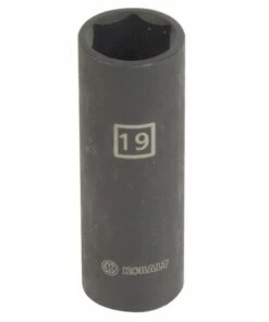 Kobalt Metric 1/2-in Drive 19mm 6-Point Impact Socket - Hand Tools