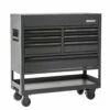 Kobalt 3000 Series 45-in W x 47-in H 7-Drawer Steel Rolling Tool Cabinet (Black) - Tool Storage & Work Benches
