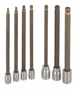 Kobalt 7-Piece 1/4-in; 3/8-in Drive Set Hex Bit Standard (SAE) Driver Socket Set - Hand Tools