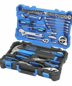 Kobalt 89-Piece Standard (SAE) Polished Chrome Mechanics Tool Set (3/8-in) - Hand Tools -Kobalt Sales Store 09736992