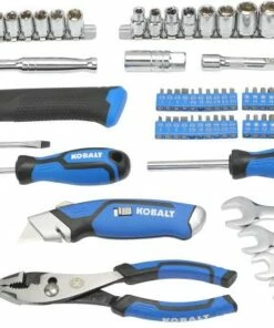 Kobalt 89-Piece Standard (SAE) Polished Chrome Mechanics Tool Set (3/8-in) - Hand Tools