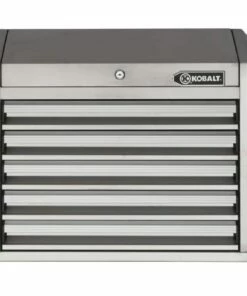 Kobalt 3000 Series 27-in W x 23.2-in H 5-Drawer Stainless Steel Tool Chest (Stainless Steel) - Tool Storage & Work Benches