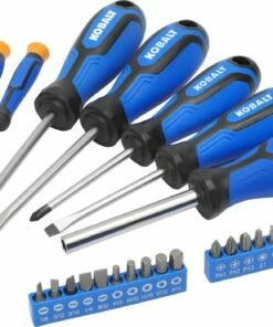 Kobalt 29-Piece Plastic Handle Magnetic Set Multi-bit Screwdriver Set - Hand Tools