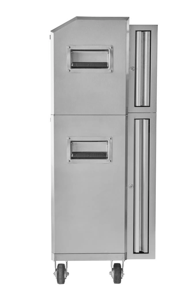 Kobalt 3000 Series 41-in W x 41-in H 11-Drawer Stainless Steel Rolling Tool Cabinet (Stainless Steel) - Tool Storage & Work Benches 12 Kobalt 3000 Series 41-in W x 41-in H 11-Drawer Stainless Steel Rolling Tool Cabinet (Stainless Steel) - Tool Storage & Work Benches - Image 12