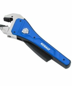 Kobalt Ratcheting Rapid Adjust 8-in Steel and Plastic Adjustable Wrench - Hand Tools