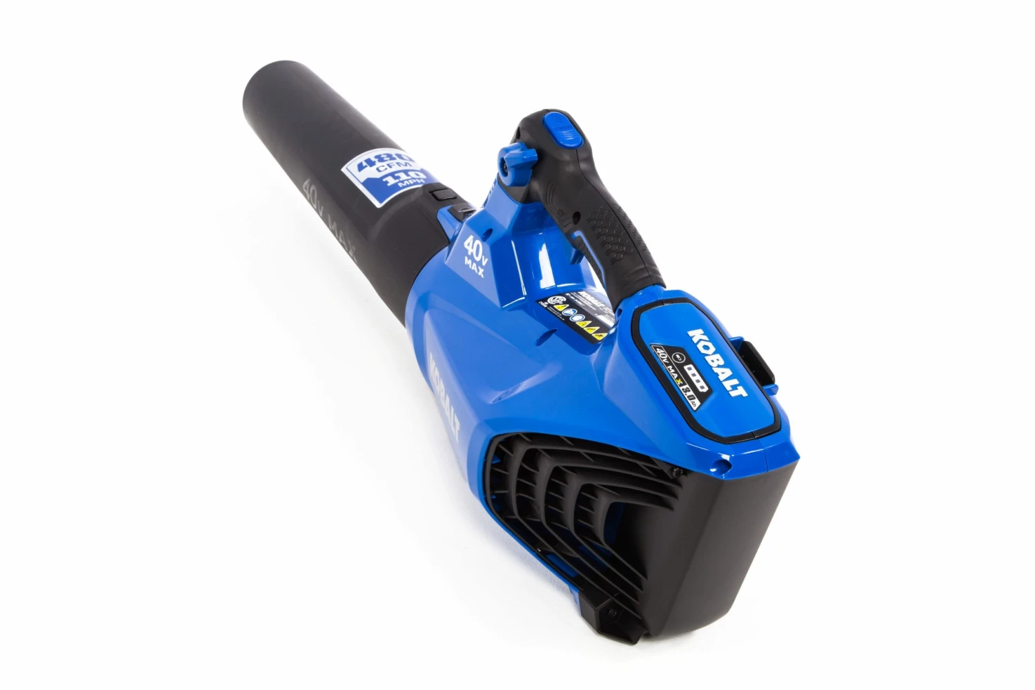 Kobalt 40-Volt Max 110-MPH Handheld Cordless Electric Leaf Blower(Battery Not Included) - Outdoor Tools & Equipment 4 Kobalt 40-Volt Max 110-MPH Handheld Cordless Electric Leaf Blower(Battery Not Included) - Outdoor Tools & Equipment - Image 4