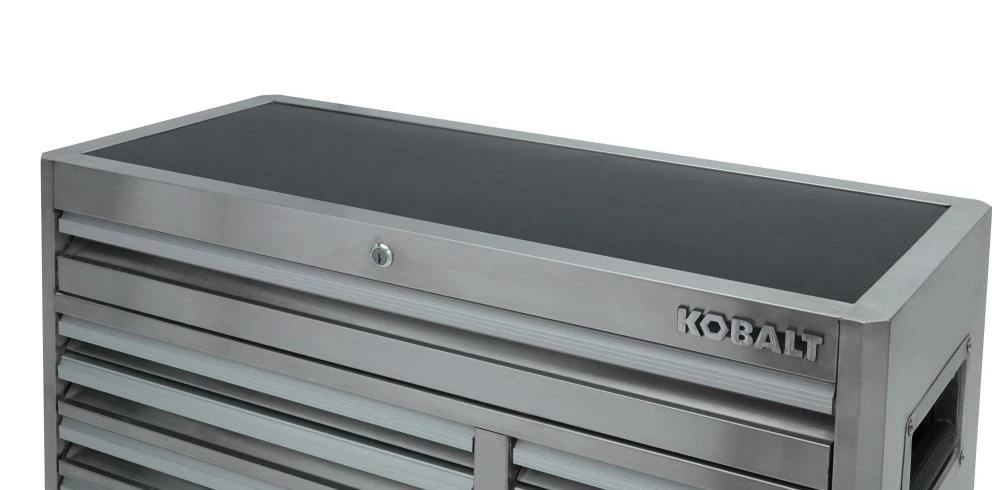 Kobalt 3000 Series 41-in W x 37.5-in H 8-Drawer Stainless Steel Rolling Tool Cabinet (Stainless Steel) - Tool Storage & Work Benches 17 Kobalt 3000 Series 41-in W x 37.5-in H 8-Drawer Stainless Steel Rolling Tool Cabinet (Stainless Steel) - Tool Storage & Work Benches - Image 17