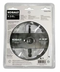 Kobalt 4-3/8-in Carbide-Grit Arbored Recessed Lighting Hole Saw - Power Tool Accessories -Kobalt Sales Store 10507469