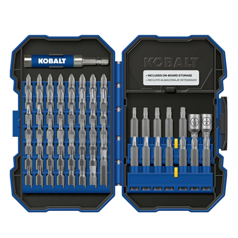 Kobalt Set Steel Hex Shank Screwdriver Bit Set - Power Tool Accessories 1 Kobalt Set Steel Hex Shank Screwdriver Bit Set - Power Tool Accessories