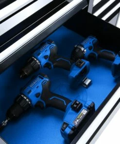 Kobalt 3000 Series 41-in W x 37.5-in H 8-Drawer Steel Rolling Tool Cabinet (Black) - Tool Storage & Work Benches -Kobalt Sales Store 11561568