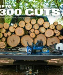 Kobalt 80-Volt Max 18-in Brushless Cordless Electric Chainsaw 5 Ah (Battery & Charger Included) - Outdoor Tools & Equipment -Kobalt Sales Store 12049907