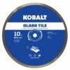 Kobalt 10-in Wet Glass Diamond Saw Blade - Power Tool Accessories