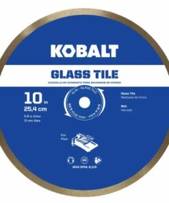 Kobalt 10-in Wet Glass Diamond Saw Blade - Power Tool Accessories