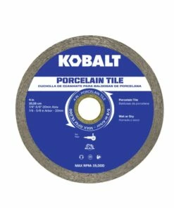 Kobalt 4-in Wet or Dry Porcelain Continuous Diamond Saw Blade - Power Tool Accessories