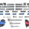 Kobalt 319-Piece Standard (SAE) and Metric Combination Polished Chrome Mechanics Tool Set (1/4-in; 3/8-in) - Hand Tools