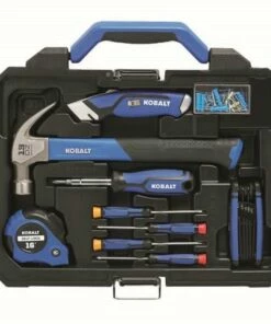 Kobalt 121-Piece Household Tool Set with Folding Case - Hand Tools