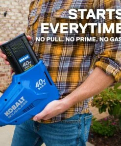 Kobalt 40-Volt Max 16-in Straight Cordless String Trimmer with Attachment Capable and (Battery Included) - Outdoor Tools & Equipment -Kobalt Sales Store 12534905