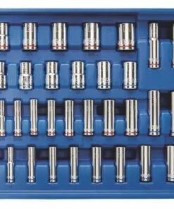 Kobalt 319-Piece Standard (SAE) and Metric Combination Polished Chrome Mechanics Tool Set (1/4-in; 3/8-in) - Hand Tools -Kobalt Sales Store 14074077