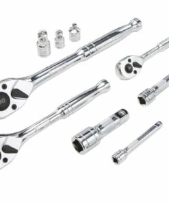 Kobalt 319-Piece Standard (SAE) and Metric Combination Polished Chrome Mechanics Tool Set (1/4-in; 3/8-in) - Hand Tools -Kobalt Sales Store 14074078
