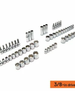 Kobalt 319-Piece Standard (SAE) and Metric Combination Polished Chrome Mechanics Tool Set (1/4-in; 3/8-in) - Hand Tools -Kobalt Sales Store 15100856