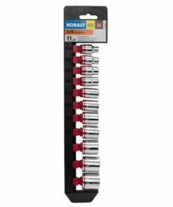 Kobalt 11-Piece Standard (SAE) 3/8-in Drive 6-point Set Shallow Socket Set - Hand Tools -Kobalt Sales Store 15102572