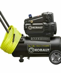 Kobalt 8-Gallon Single Stage Portable Electric Horizontal Air Compressor - Air Tools & Compressors 18 Kobalt 8-Gallon Single Stage Portable Electric Horizontal Air Compressor - Air Tools & Compressors -Kobalt Sales Store 15104716
