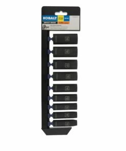 Kobalt 9-Piece Metric 3/8-in Drive Set 6-Point Impact Socket Set - Hand Tools -Kobalt Sales Store 15105616 scaled