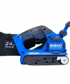 Kobalt Kobalt 24V MAX 24-Volt Brushless Cordless Variable Belt Sander with Dust Management - Power Tools